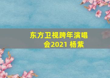 东方卫视跨年演唱会2021 杨紫